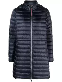 Пуховик Feminine Tommy Hilfiger, синий