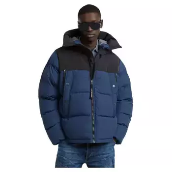 Пуховик G-Star Expedition, синий