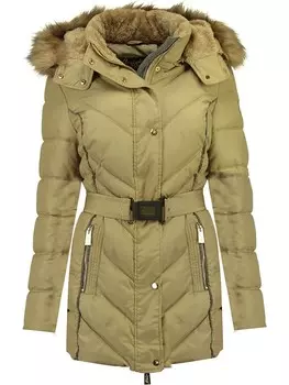 Пуховик Geographical Norway Becky, бежевый
