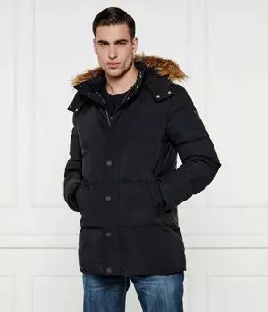 Пуховик Guess Jeans Regular Fit, черный
