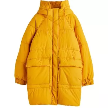 Пуховик H&amp;M Puffer, желтый