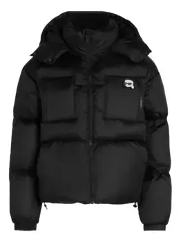 Пуховик Ikon KARL LAGERFELD, черный