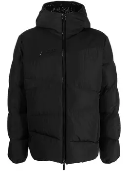 Пуховик из рипстопа Moncler, черный