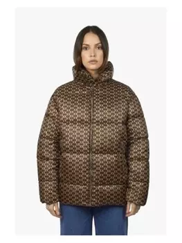 Пуховик Jack & Jones, коричневый