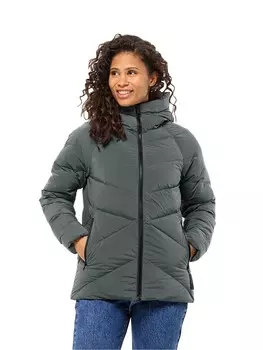 Пуховик Jack Wolfskin, зеленый