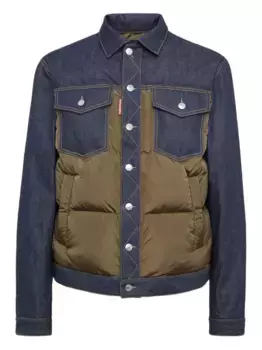 Пуховик Jean DSQUARED2, синий