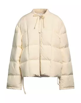 Пуховик Jil Sander, кремовый