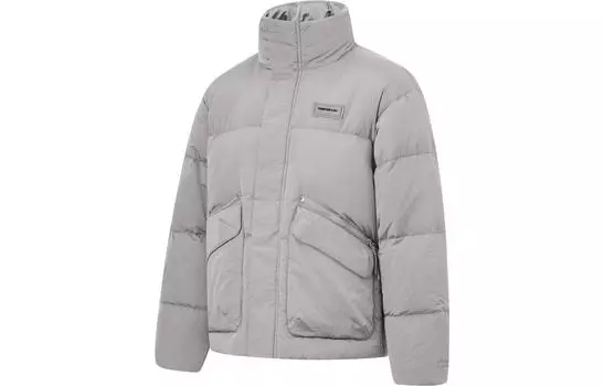 Пуховик LiNing Fondue Down Series унисекс Jiang Rock Gray, Jiang Stone Gray