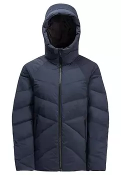 Пуховик MARIENPLATZ Jack Wolfskin, темно-синий деним