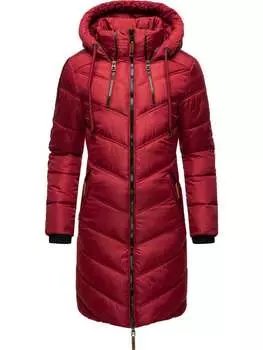 Пуховик Marikoo, цвет dark red