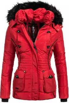Пуховик Marikoo Steppjacke Vanilla, красный
