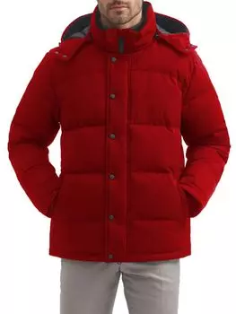 Пуховик Mark III без перьев с капюшоном Toboggan Canada, красный