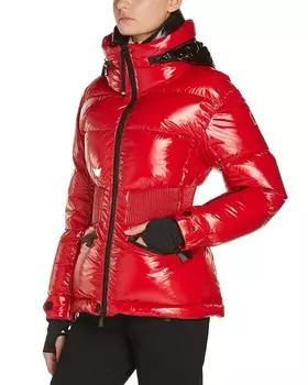 Пуховик Moncler Rochers, красный