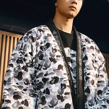 Пуховик мужской A Bathing Ape, белый