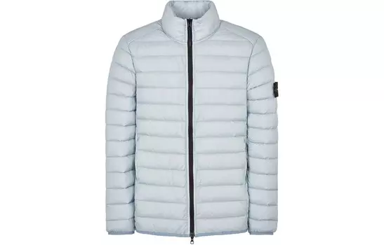 Пуховик мужской Frost Blue Stone Island, голубой
