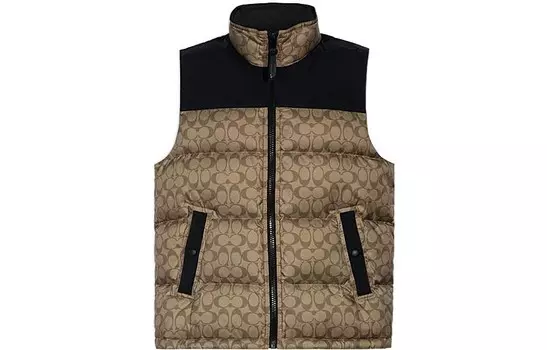 Пуховик мужской хаки Coach, хаки