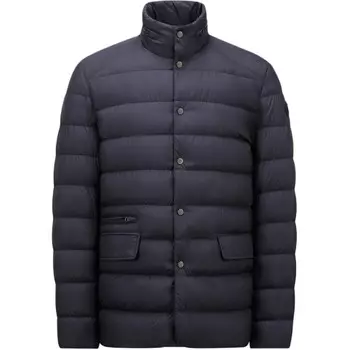 Пуховик мужской морской синий Moncler