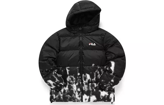 Пуховик мужской Pitch Black Fila Fusion