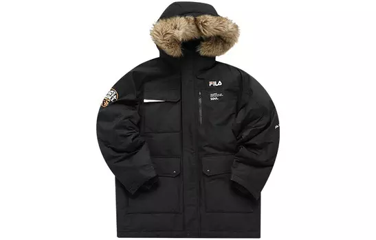 Пуховик мужской Pitch Black Fila Fusion