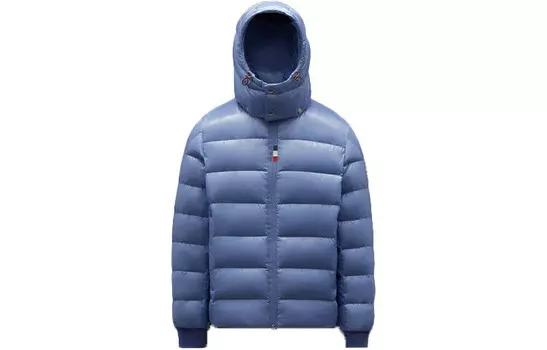 Пуховик мужской синий Moncler