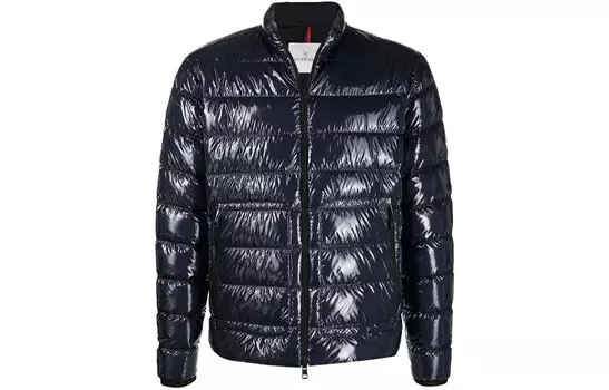 Пуховик мужской темно-синий Moncler