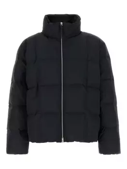 Пуховик на молнии Jil Sander, черный