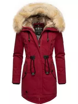 Пуховик Navahoo Bombii, цвет Blood Red