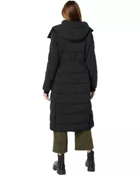 Пуховик NVLT Stretch Poly Belted Long Puffer, черный