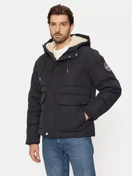 Пуховик прямого кроя Jack&Jones, синий
