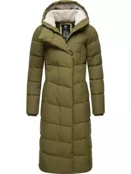 Пуховик ragwear, цвет light olive