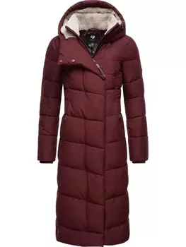 Пуховик ragwear, цвет wine red