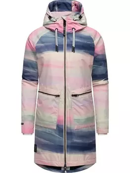Пуховик ragwear Holstic Print, экрю