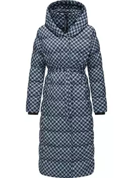 Пуховик ragwear Niara Long Print, цвет cloud