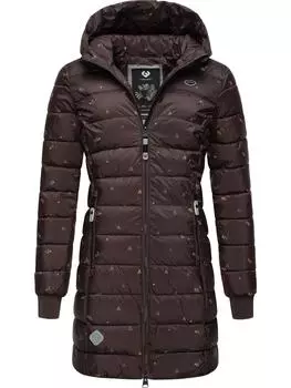 Пуховик ragwear Steppjacke Tiasa Long, цвет Dark Choco