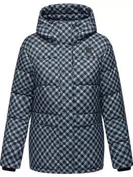 Пуховик ragwear Wikesh Print, цвет cloud