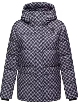 Пуховик ragwear Wikesh Print, цвет lavender