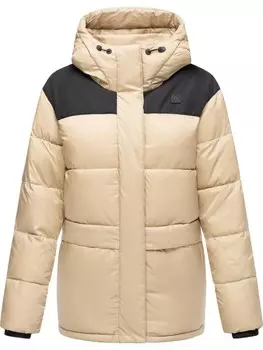 Пуховик ragwear Wikesh, серо-коричневый