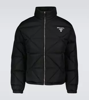 Пуховик Re-Nylon Prada, черный