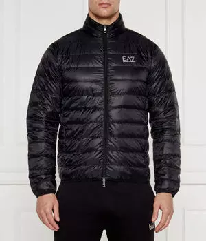 Пуховик Regular fit Ea7, черный