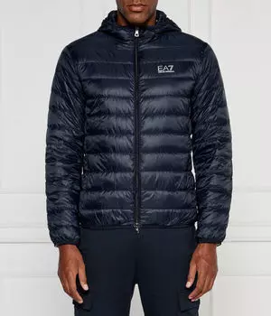 Пуховик Regular fit Ea7, синий
