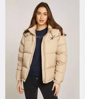 Пуховик Regular fit Tommy Jeans, желтый