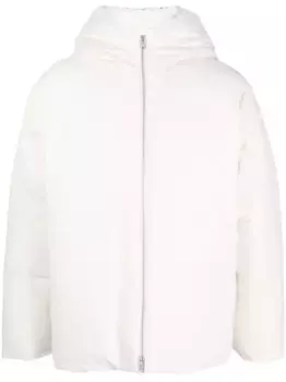 Пуховик с капюшоном JIL SANDER, нейтральный