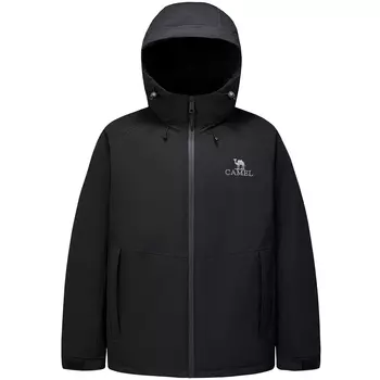 Пуховик серии Urban Function унисекс CAMEL, Phantom Black/Shale Gray