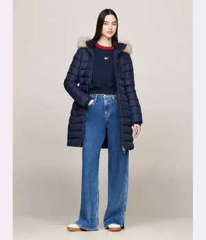 Пуховик Slim fit Tommy Jeans, синий