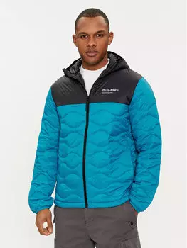 Пуховик стандартного кроя Jack&Jones, синий