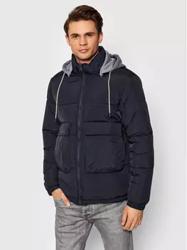 Пуховик стандартного кроя Jack&Jones, синий
