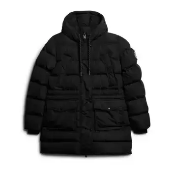 Пуховик Superdry Everest Mid Length, черный