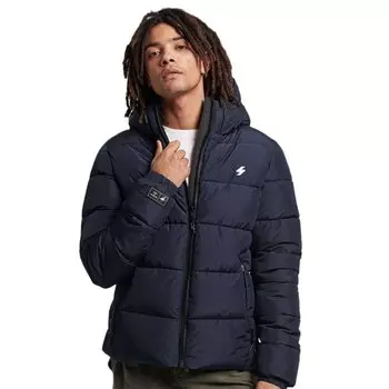 Пуховик Superdry Sports, синий