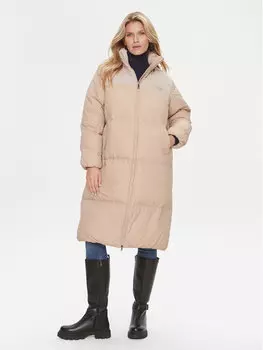 Пуховик свободного кроя Tommy Hilfiger, бежевый