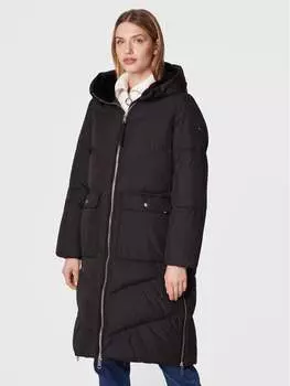 Пуховик свободного кроя Tommy Hilfiger, черный